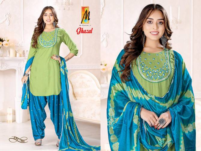 Master Ghazal Daily Wear Wholesale Readymade Patiyala Suits Catalog
